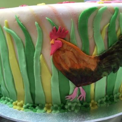 Cockerel cake 3